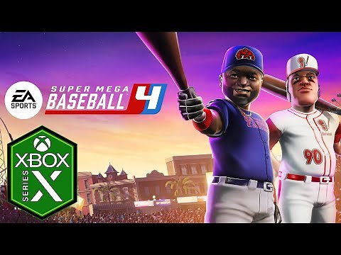 Super Mega Baseball 4 Xbox Series X Gameplay Review [Optimized] [Xbox Game Pass]