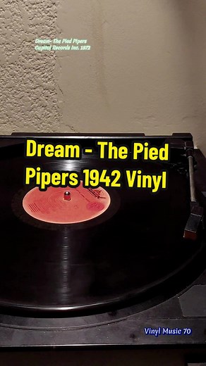Dream The Pied Pipers 1942 en Vinilo: Recuerdos Musicales