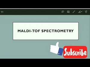 MALDI TOF mass spectrometry