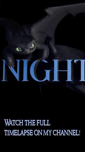 Modeling a Night Fury... #dragon #timelapse #cool #httyd