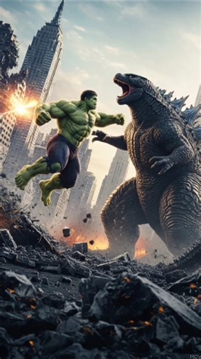 HULK VERSUS GIANT GODZILLA AMAZING FIGHT #hulkvsgodzilla #godzillvshulk #hulk #godzilla #hulksmash