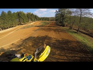 Suzuki RM250 Vintage Pinned on modern track | Go Pro