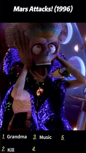 Mars Attacks! (1996) | Martians’ Heads Explode to “Indian Love Call”