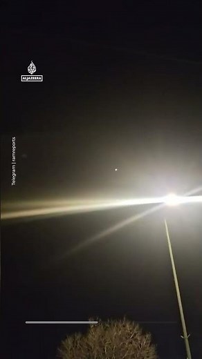 Iran launches wave of heavy, multi-warhead missiles | AJ #shorts