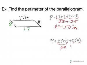Find the Perimeter of a Parallelogram