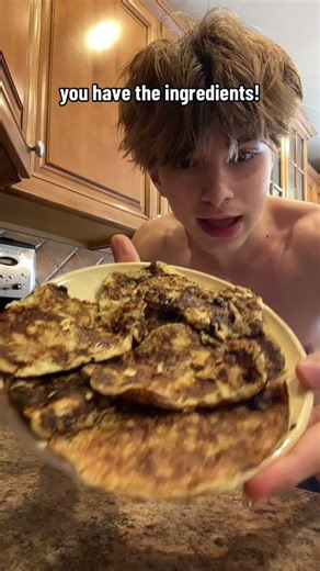 1 banana + 2 eggs = pancakes🥞 #easyrecipe #recipe #food #cooking