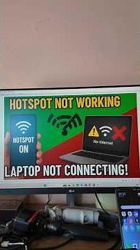 Solution for Mobile wifi hotspot not working in Pc #HotspotFix #MobileHotspotIssue #internetnotwork