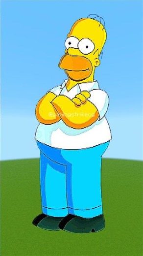 Springfield Hidden Stars in Minecraft Pixel Art | Homer, Disco Stu, Professor Frink & Kent Brockman