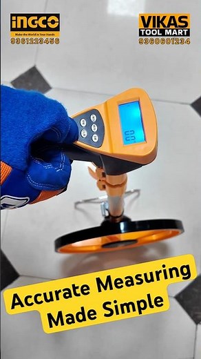 INGCO Measuring Wheel HDMW45 | Accurate Measuring for Construction & Survey | Vikas Tool Mart .Erode