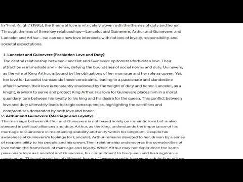 First Knight 1995 This Is A Story Of The Romance Between Lancelot And Guinevere