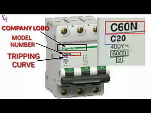 How to Read MCB Nameplate Data Rating Printed on it | MCB rating | Curve by Electrical technician
