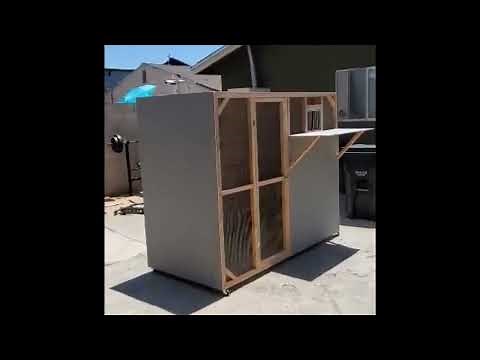 Building a Modern Racing Pigeon Loft for GPS LOFT by Sal (951)474-2157