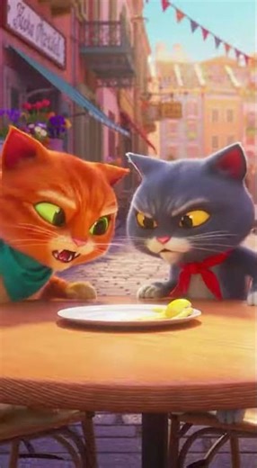 Cats Fight for Fish… But a Mouse Steals It! 😂 | Funny Cartoon Animation