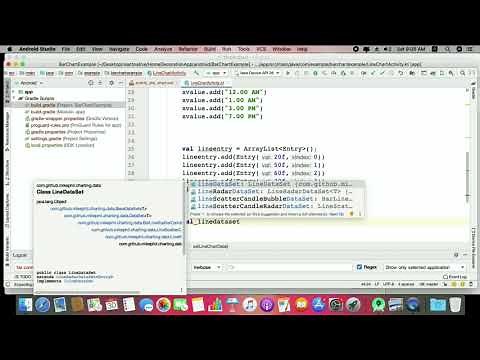 MPAndroidChart Line Chart Kotlin Example