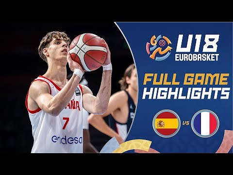 INSANE comeback by Spain 🇪🇸 against France 🇫🇷 to win the FIBA U18 EuroBasket title!