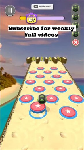 Going Balls 🏈 Level 107 | Clean Roll Gameplay