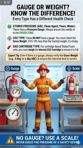Extinguisher Maintenance: 10 Steps You MUST Know! 🔥#FireSafety #SafetyOfficer #IndustrialSafety