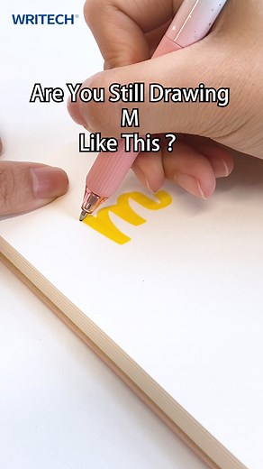 ✨✨Add shadow to your letter "M" #lettering #drawing #handwriting #letteringidea #stationery #addshadow #writech #journaling #bujo #fyp | Writech