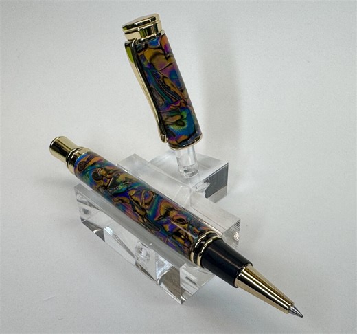 Beautiful Executive Rollerball Pen With Magnetic Cap in Gold - Etsy
