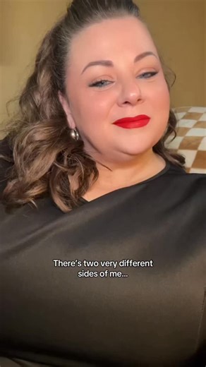 Peaches on Instagram: "There’s two very different sides of me…. #peeksofpeaches #confidence #goodvibes #plussize #plussizefashion"