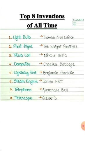 Top 8 Inventions of All Time