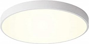 Ganeed LED Ceiling Lights,12 Inch White Round Flush Mount Lighting,Modern Ceiling Lamp Light Fixture for Dining Room Hallway Living Room Bedroom Office,Neutral light/4000K