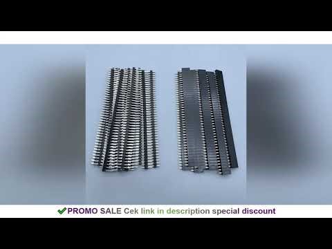 10Pcs 2.54mm 40 Pin 1x40 Single Row Male And Female 2.54 Breakable Pin Header PCB JST Connector Stri