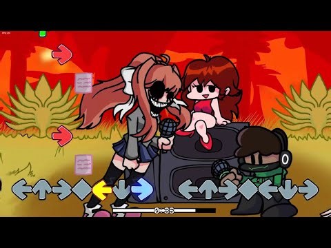 Monika TOO SLOW but Its 7 Keys (Sonic.EXE Cover) | Friday Night Funkin