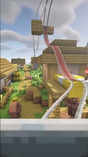 MOD de Montaña Rusa para Minecraft! 🎢