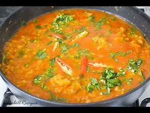 SPLIT YELLOW PEAS AND CAULIFLOWER CURRY / vegan recipe