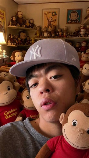 おさるのジョージいっぱいのぬいぐるみ部屋おさるのジョージ大好き🐵
