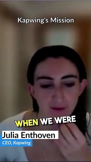 In a recent episode of WYTPOD, Julia Enthoven, Co-founder and CEO of Kapwing, dives into the journey and vision of Kapwing. Listen to the full podcast here: https://www.youtube.com/watch?v=IQQFbUX-KT0