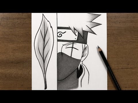 How to Draw Kakashi (Front View) | Easy for Beginners