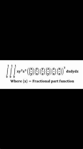 Fractional part function associated multiple Integrals #StarsEverywhere #education #mathematics #storefront #videograms #integration #series #zetafunction #fblifestyle #harmonicnumber @top fans | Mathematics