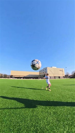 Kids football goal in slow motion #footballedits #bestgoals #soccertraining