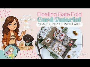 ✨ How to Make a Floating Gate Fold Card | Easy Step by Step Tutorial!