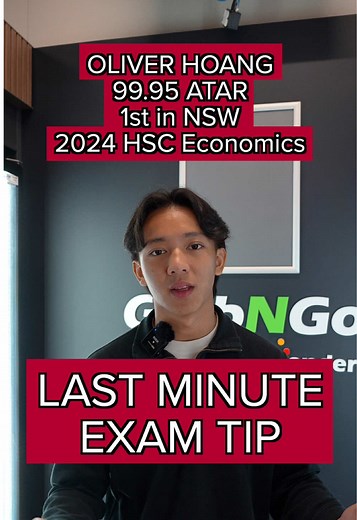 Last minute tip from last year’s first in state to save your ATAR. Follow us for more tips and a big announcement on August 16 #hsc #economics #year12 #nsw #study #trials #atar