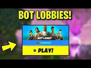 How to GET BOT LOBBIES in FORTNITE CHAPTER 1 SEASON 6 OG! (Easy Tutorial for Bot Lobby Method)