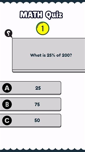 Math GK Quiz | Quick Calculations Challenge ➗🧠 #GKQuiz #QuizShorts #MathQuiz