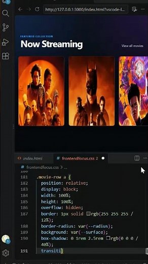 Infinite Carousel with CSS 🔥 | Pure CSS Animation #shorts