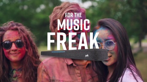 Polk Audio React 7" Wireless Subwoofer- Designed to Add Deep, Impactful Bass to Polk React Soundbar, Bass Adjust EQ, TV Speaker, Amazon Alexa Compatible