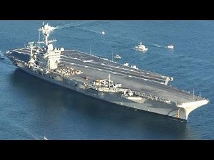 米海軍の原子力空母「ジョージ・ワシントン」佐世保入港