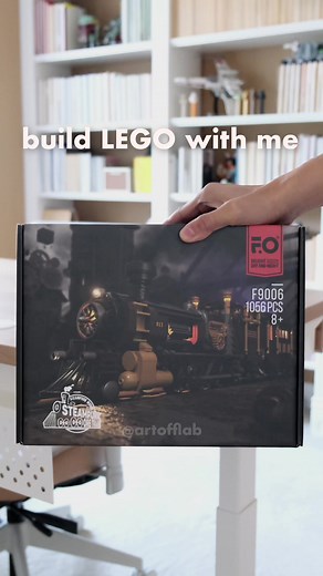 Construct a Unique Steampunk LEGO Train Set | Build & Relax