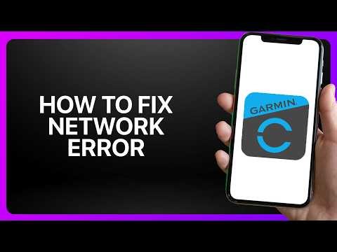How To Fix Network Error In Garmin Connect 2026! Tutorial