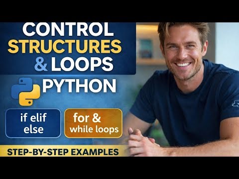 Control Structures & Loops in Python Explained | If-Else, For & While | Python for Beginners