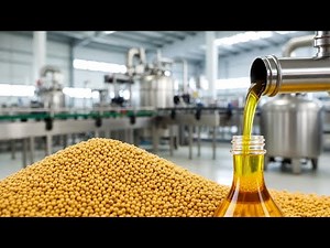 How Soybean Oil Is Made | Full Industrial Factory Process