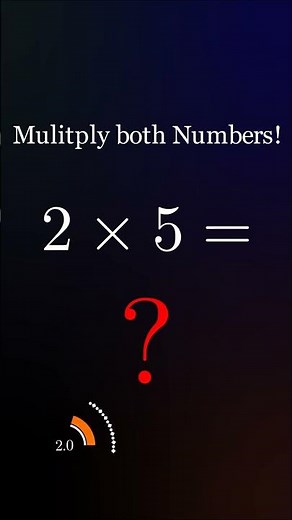 Multiplication 2 times 5