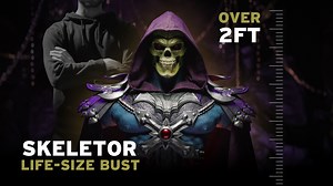 4.2K views · 116 reactions | A distinct laugh can be heard as this villain plans to conquer Castle Grayskull. The Skeletor Legends Life-Size Bust by Tweeterhead is leaving Eternia and shipping NOW! https://buff.ly/3wOydbR Tweeterhead #Skeletor #MOTU #MastersOfTheUniverse #Tweeterhead #Statue #Mattel #Bust #HeMan #Collector #Collection | Sideshow Collectibles | Facebook