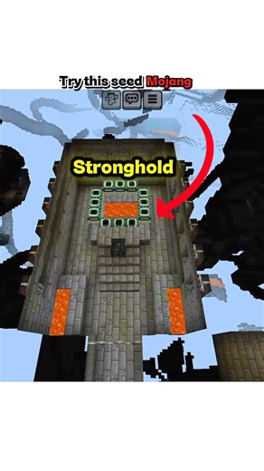 Crazy seed in bugrock 💀#minecraft