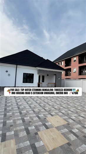 For Sale: Stunning Three-Bedroom Bungalow in Owerri